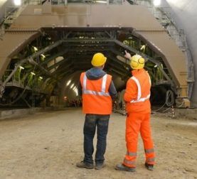 Chantier avec le sous-traitant